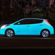 Illustration for article titled The Nissan Leaf's Glow-In-The-Dark Paint Is Kind Of Awesome